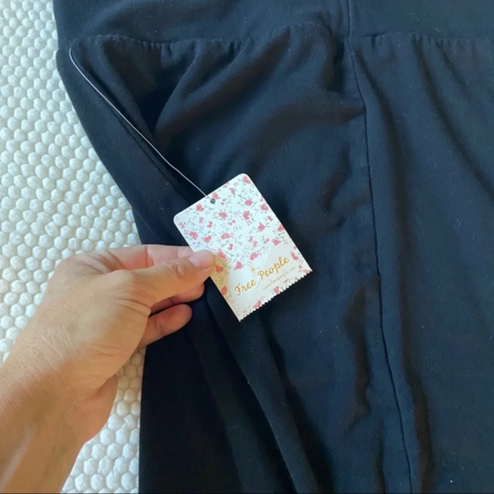 NWT I FREE PEOPLE I black skirt
